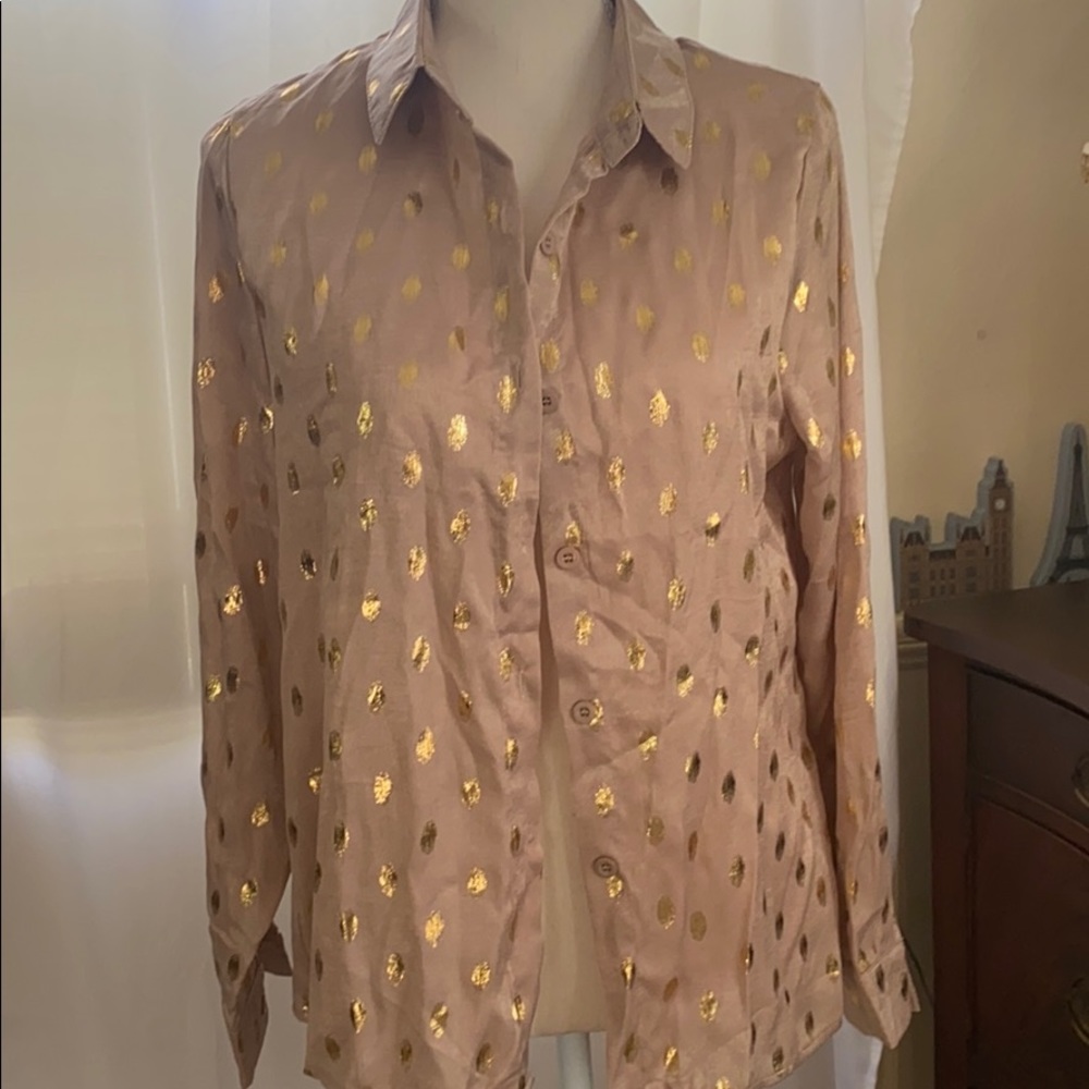 Gold foil top